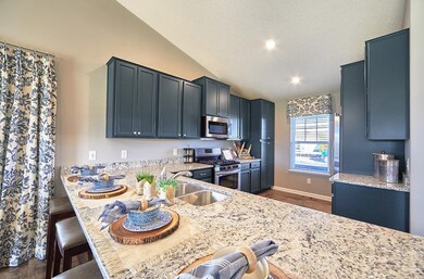 These sprawling granite counters are great for ent