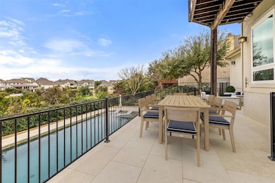 Balcony featuring a residential view, a patio are