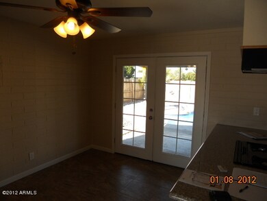 French Doors Kitchen to Patio.