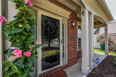 Inviting covered front porch.