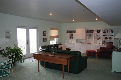 Family Room in Finished Walk Out Bsmt