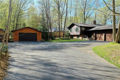 paved parking area 2 car Detached garage & 2 car attached garage