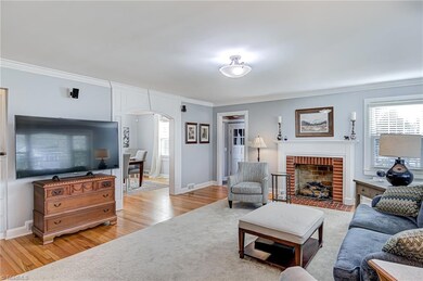 Living Room with gas fireplace