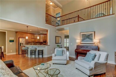 Open to kitchen and breakfast room, great room the