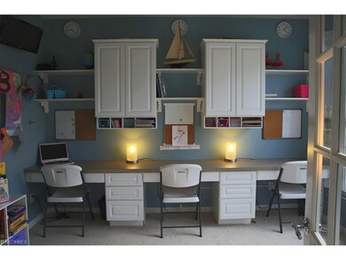 Stay organized with this family den complete with individual 