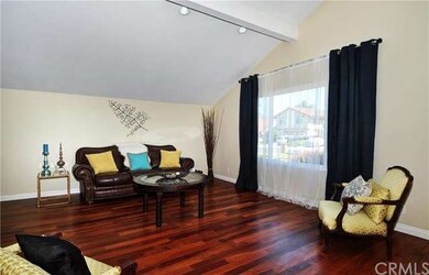 Formal Living Room: Hardwood Floors, Cathedral Cei