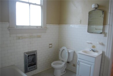 Original tiles...full bathtub and shower add to th