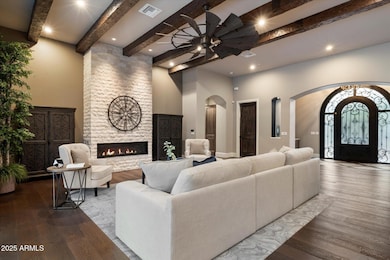 Inviting Living Room Upon Front Entry