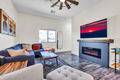 Living Space with Fireplace