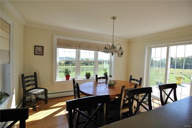 See the lovely backyard view from kitchen and info
