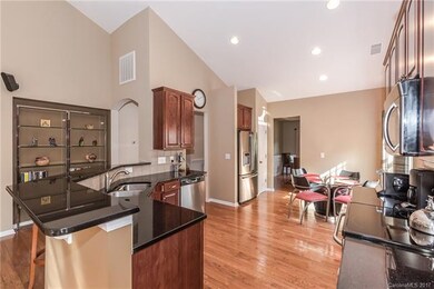 Kitchen has all stainless steel appliances