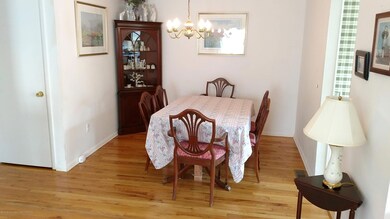 Dining Room with Gleaming Hardwood Flrs