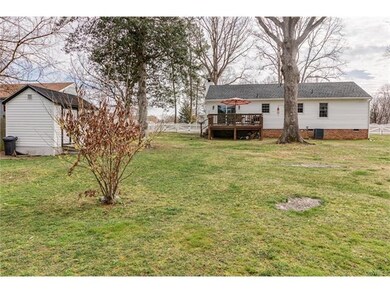 Extra large fenced backyard
