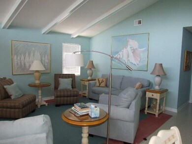 Living Room with cathedral ceiling