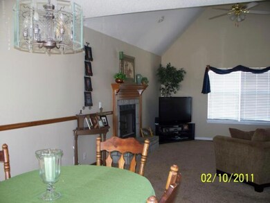 Looking from dining room towards living room.