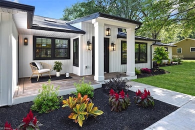 View of front of home with a front lawn