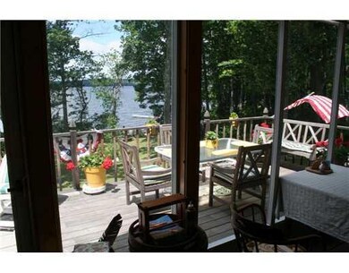 Patio/Deck. Looking from the Sunroom...