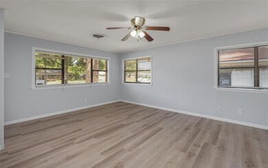 Front living room featuring light hardwood / wood-