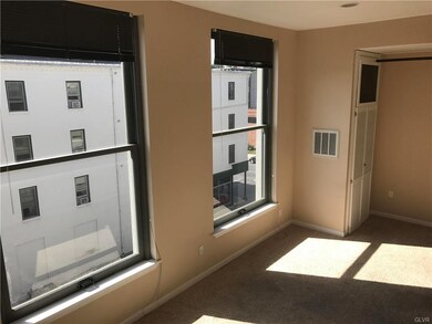 Living room overlooks Ferry Street.