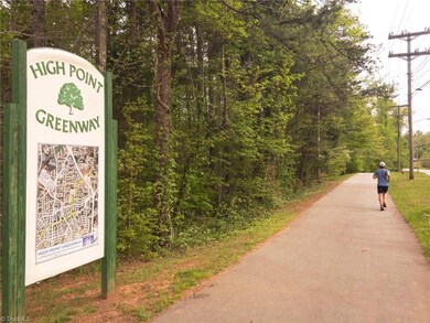Easy access to the High Point Greenway.