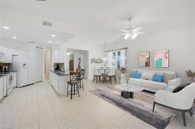 Virtually staged Great Room