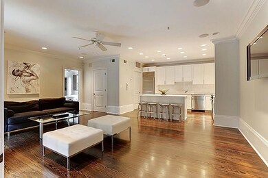 Open living and kitchen, view from front door.