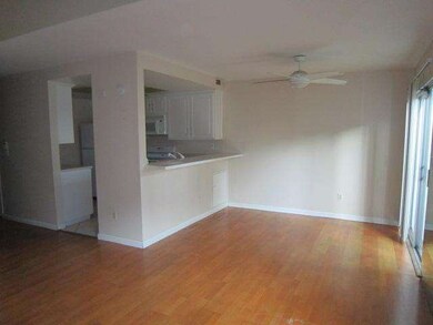 Dining area and ktichen from living room