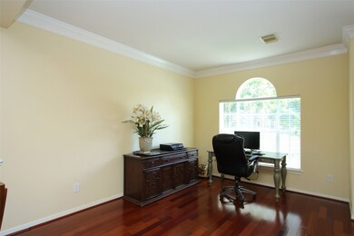 This room is currently being used as an open office, it faces the front of the home near the entryway.