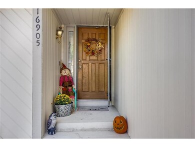 Covered front entry...