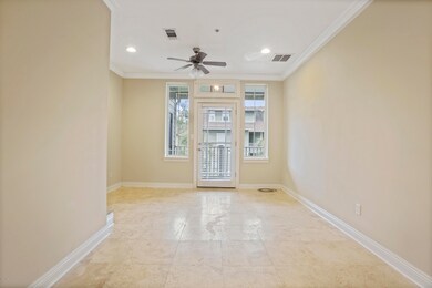 Entry and living area