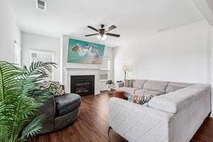 Such a warm, cozy space. Plenty of natural light comes in!