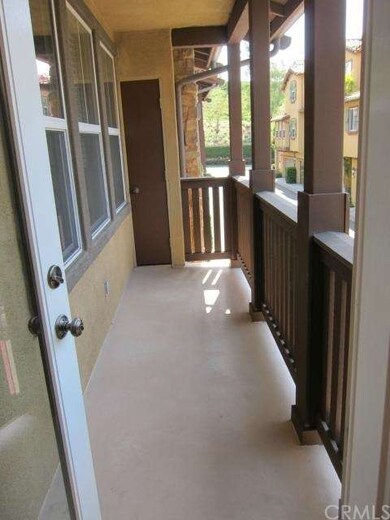 Balcony off of dining room