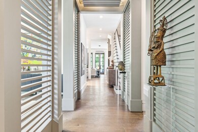 Grand hallway leads you into the home