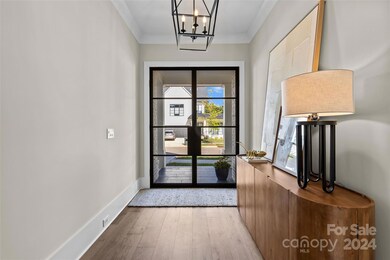 Foyer with elegant front entry
