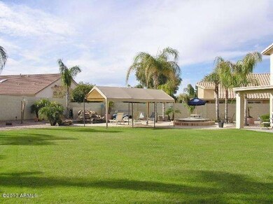 Looking toward the pool