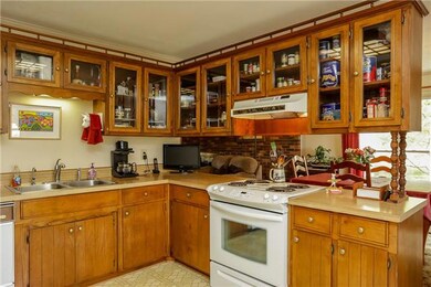 Kitchen provides for plenty of cabinet space