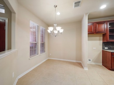 Formal dining adjacent to kitchen