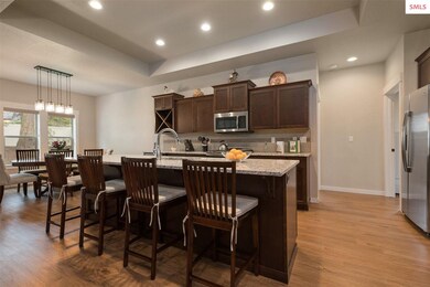 Accentuated by granite counters