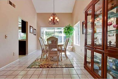 Elegant dining room is perfect for formal or casua