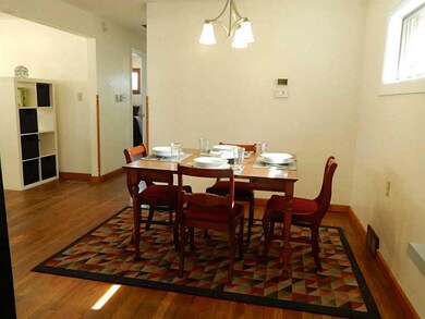 Dining Room. Dining room with hardwood floors, fre