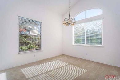 Dining area which looks out to the back yard