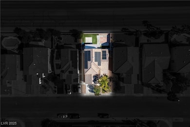 Aerial view at twilight