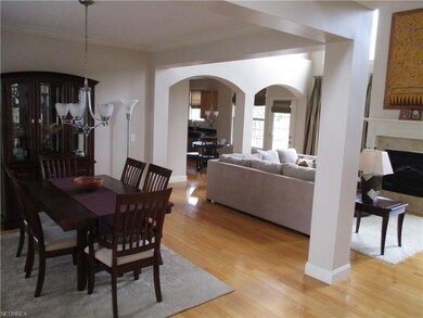 Formal dining area, looking into the living room a