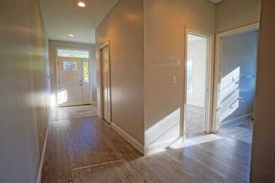 Guest bedroom and guest bath is off front hall