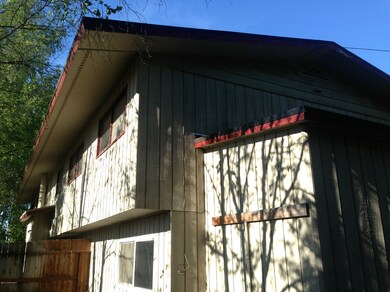 Back of building
