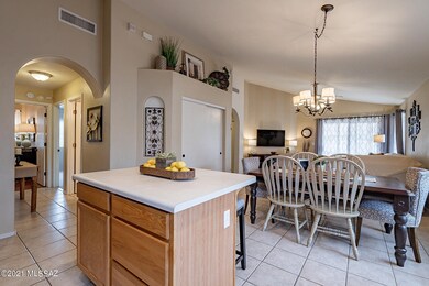 Kitchen Island and Casual Dining Area