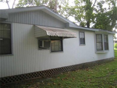 Exterior Back. Side view.