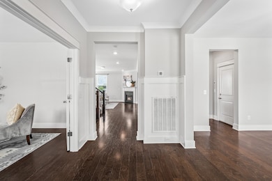 Off the entry, you have a dedicated office and a formal dining space.