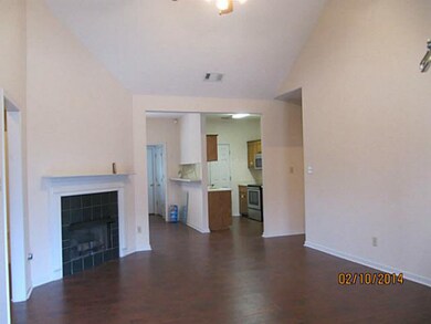 View from front door looking into the kitchen