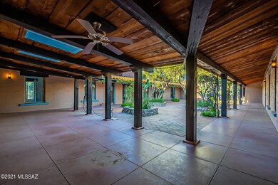 Wrap around covered patios